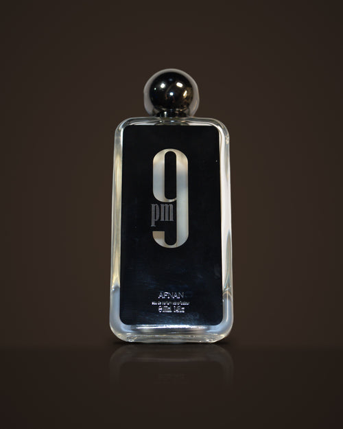 9PM — Afnan fragrance decant on dark background