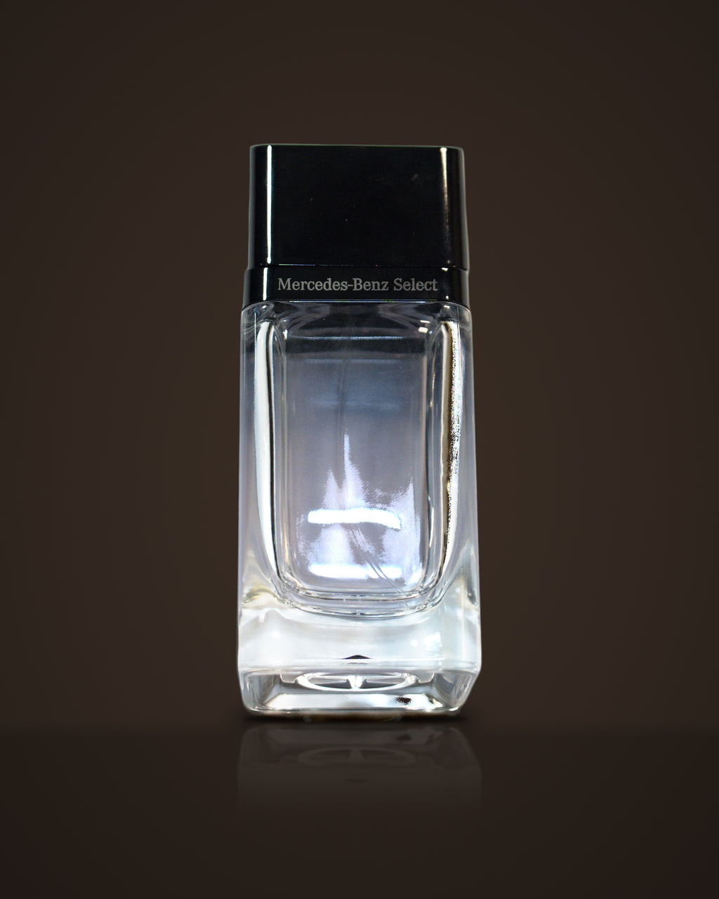 Select — Mercedes-Benz fragrance decant on dark background