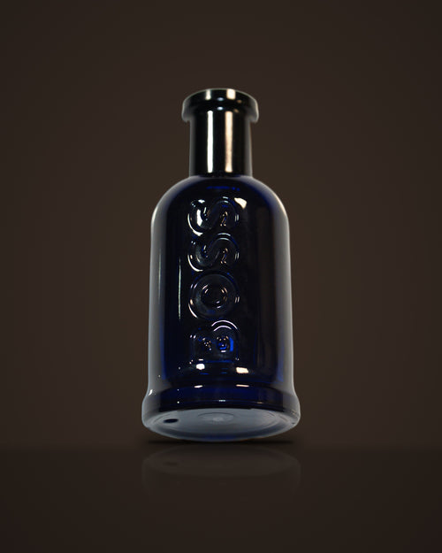 Boss Bottled Night — Hugo Boss fragrance decant on dark background