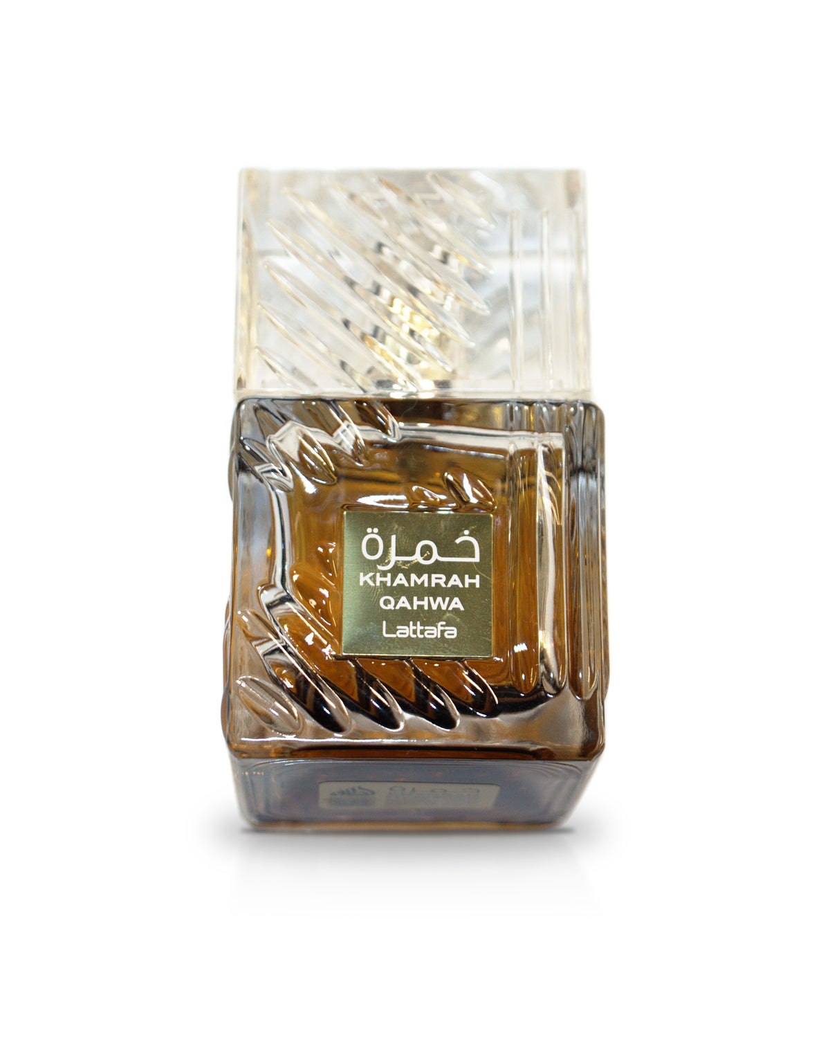 Khamrah Qahwa — Lattafa fragrance decant on white background
